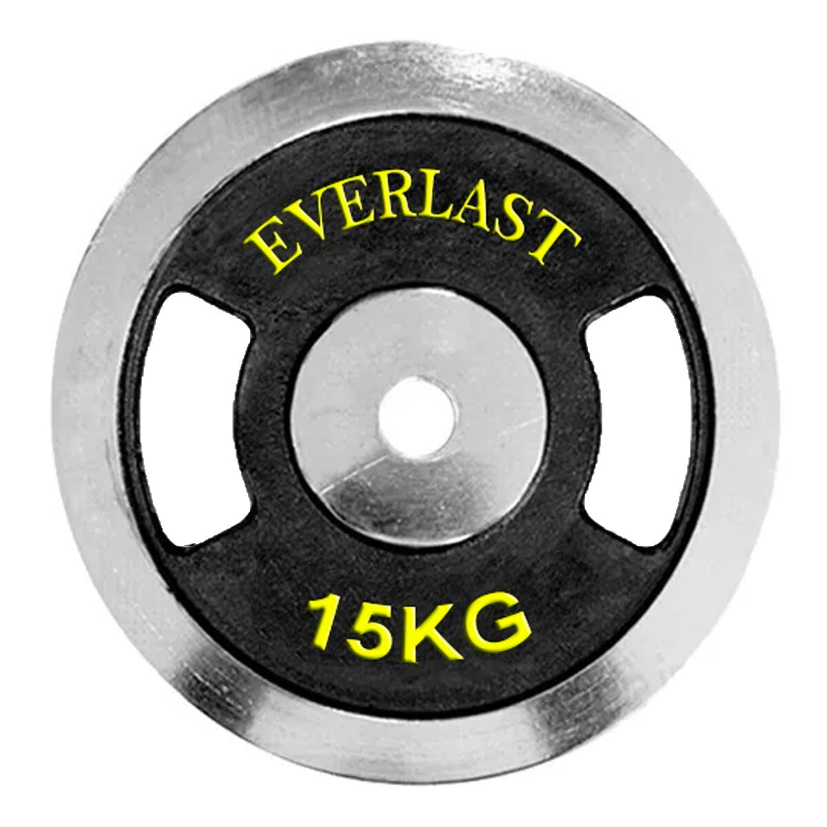 Disco Everlast En Hierro Cromado C/ Agarre 15kg 