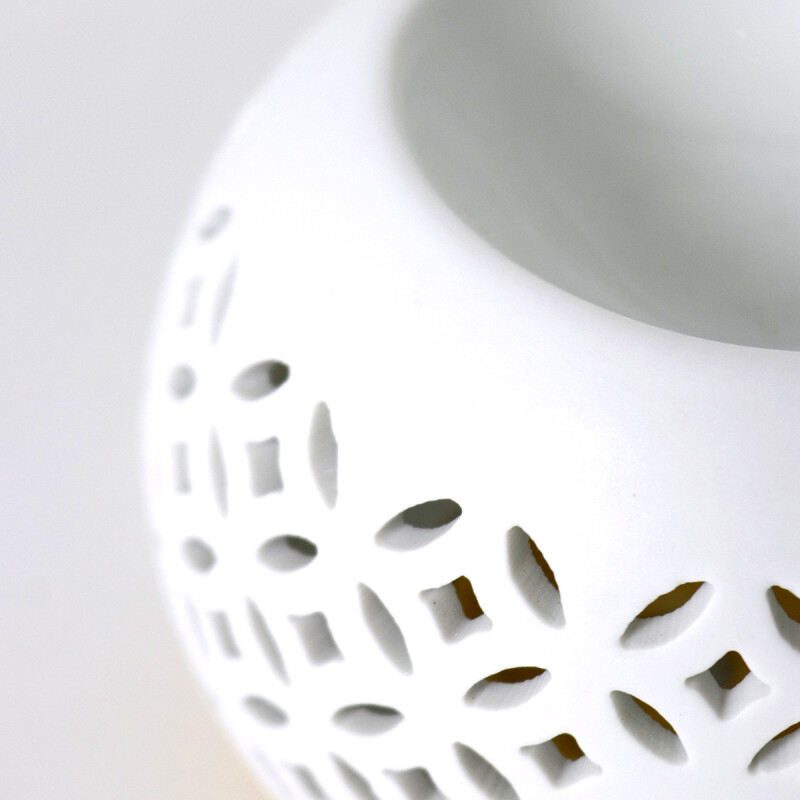 HORNITO CERAMICA BLANCO COMB 10X9CM Unica