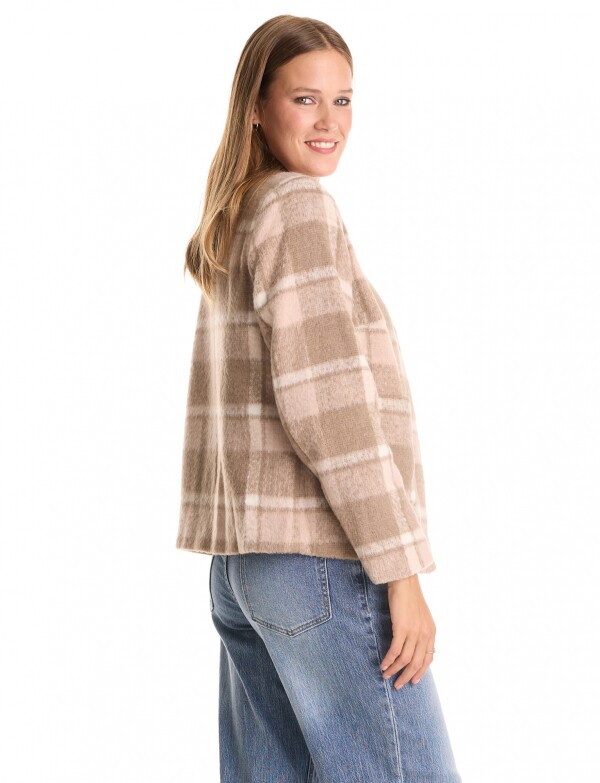 Chaqueta Cuadros TOSTADO/MULTI