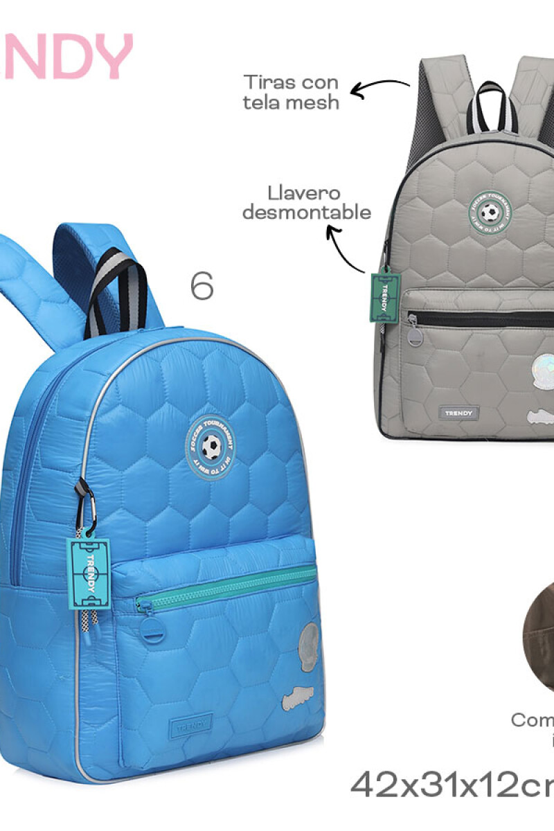 Mochila Trendy Azul