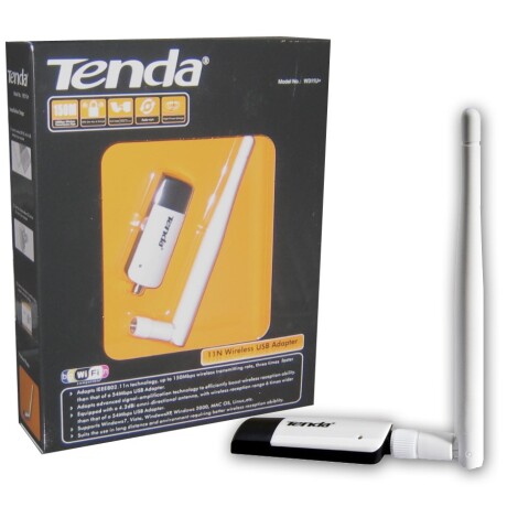 Adaptador USB Wifi N Tenda 300MBPS Alta Potencia 001