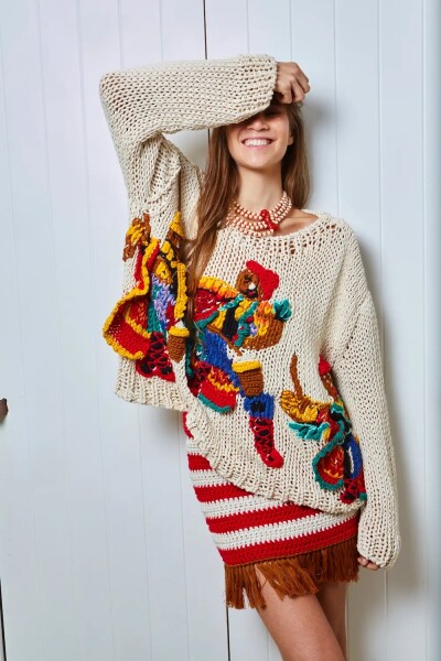 Sweater Candombe Crudo