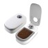 Dispensador De Alimento Timer Para Mascotas Gatos Perros Color Variante Gris