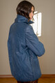 Puffer lia Azul gastado
