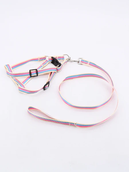 ARNÉS AJUSTABLE LOLA CON CORREA CINTA FUCSIA