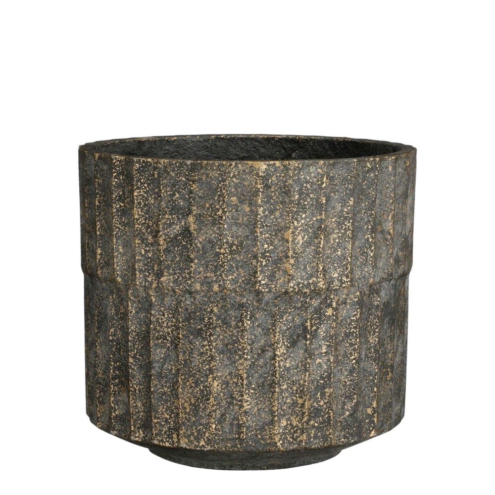 MACETA SMALL CEMENTO NEGRO APIRO