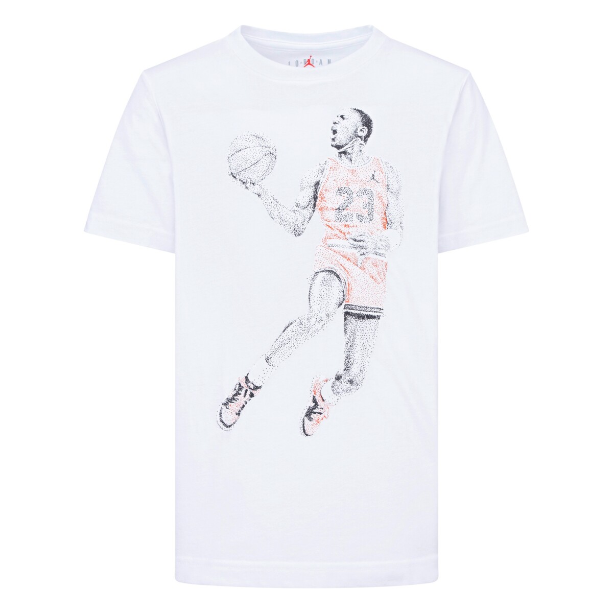 Camiseta Air Jordan Dots de Niño - Blanco 
