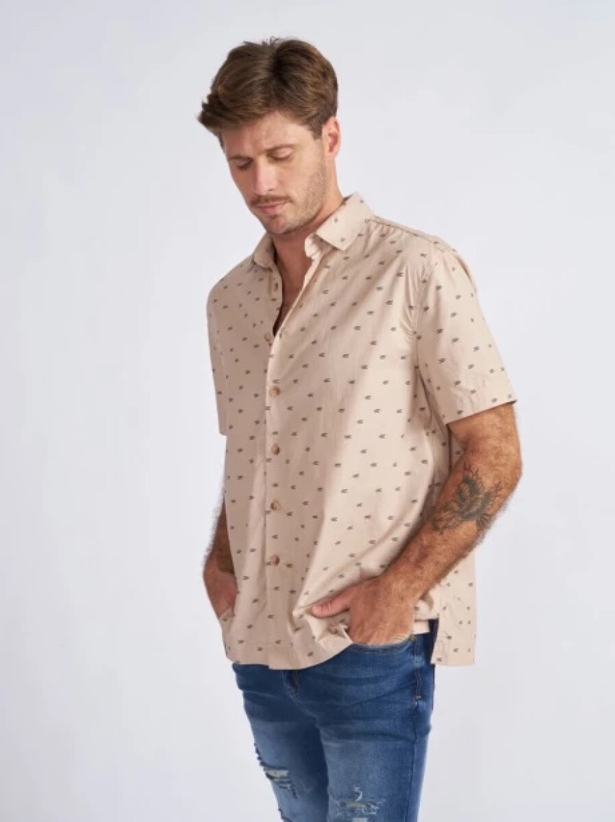 CAMISA KRIDTOBELGA 5106 - BEIGE 