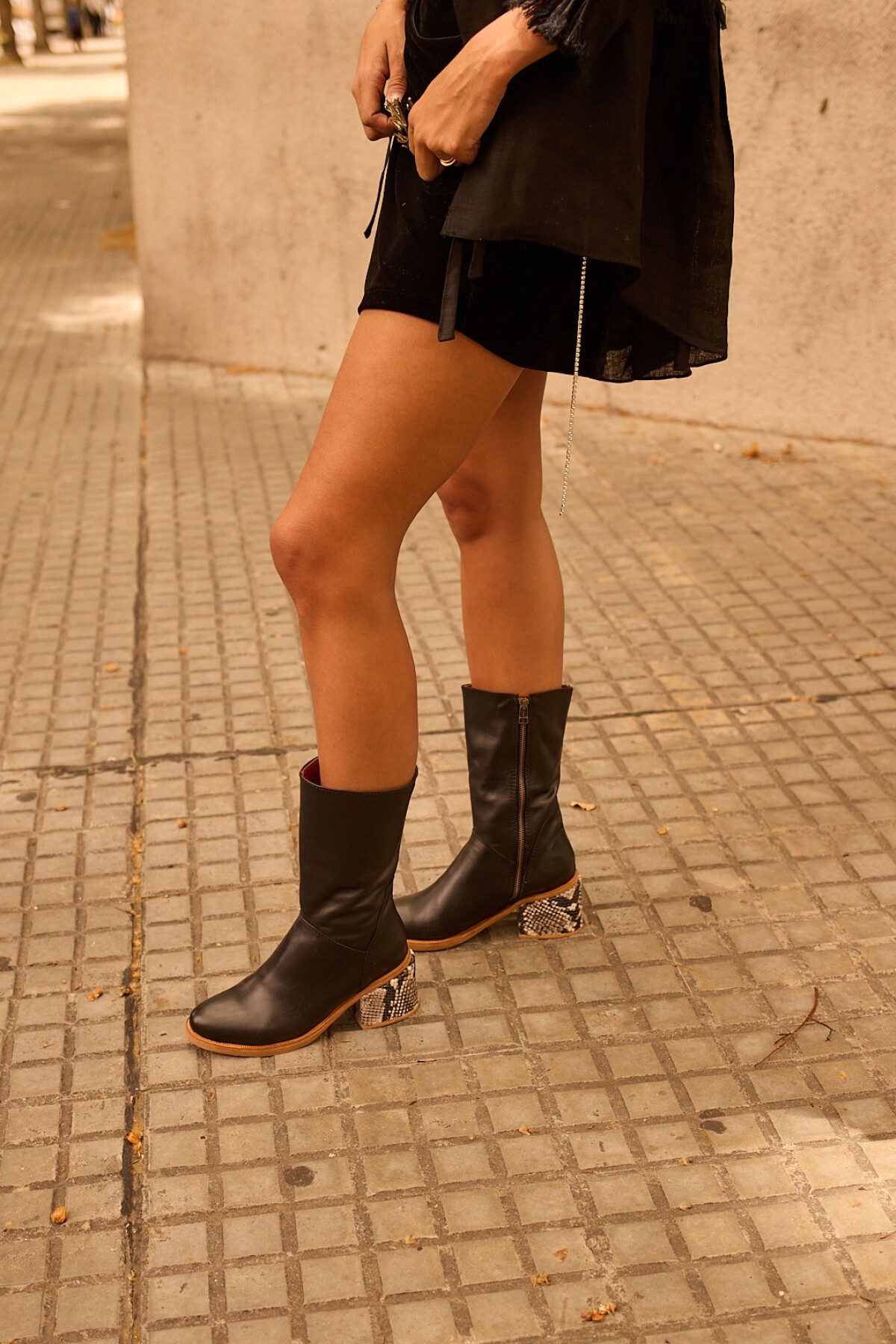 City Boots Negro