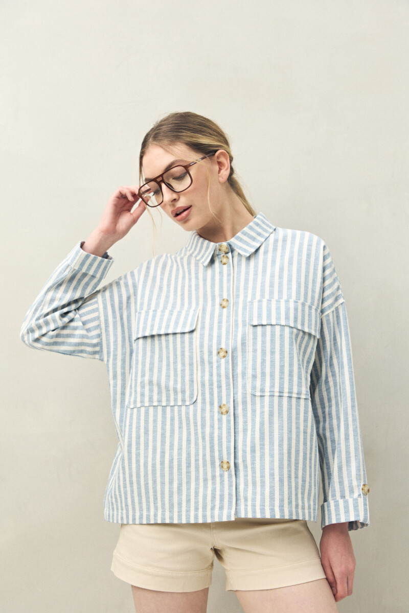 CHAQUETA PRUGA - Rayas 