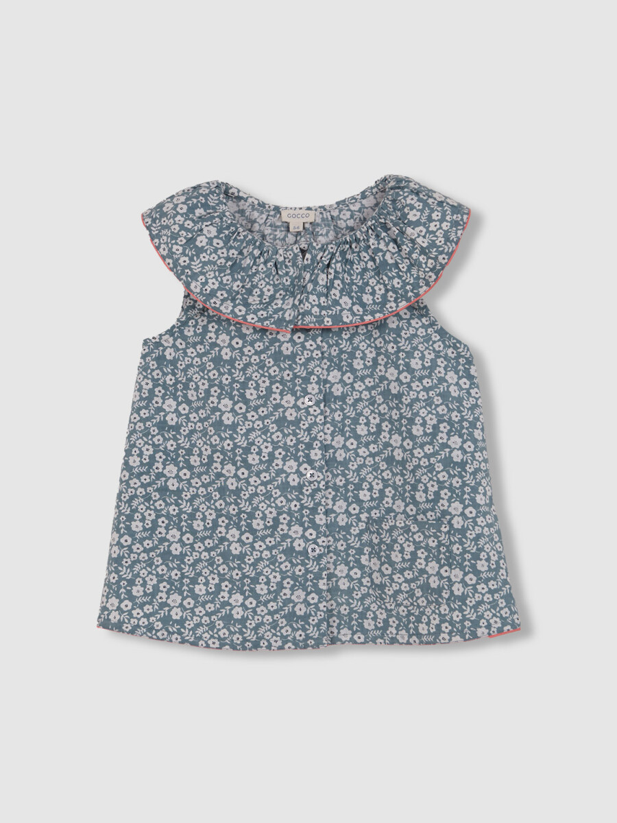 Pijama Flores Verde