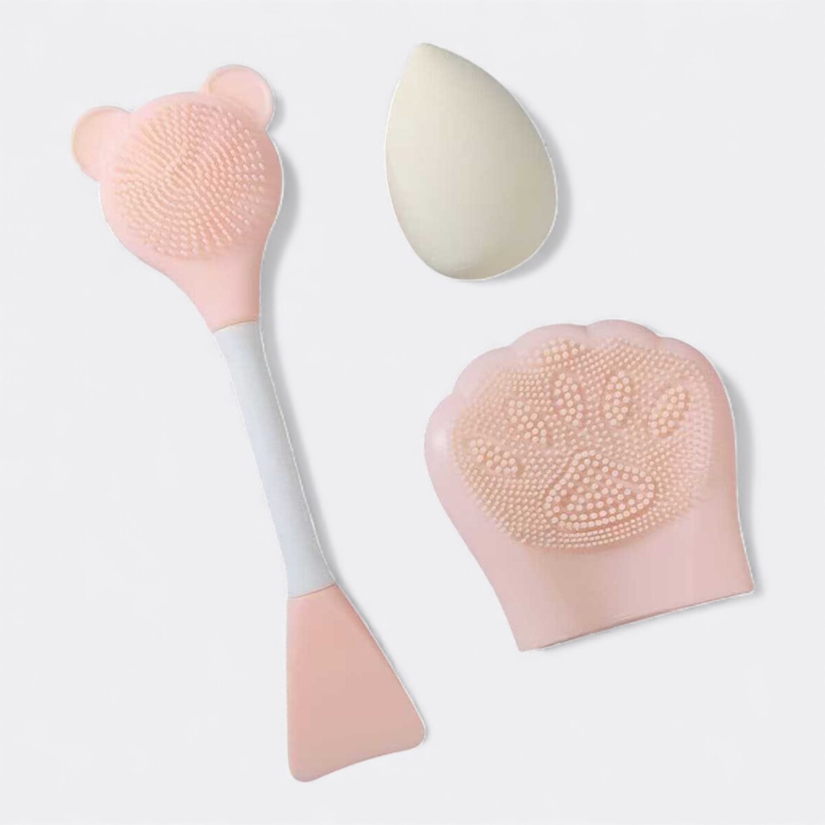 Set De Esponjas Skincare - Rosa Pálido 