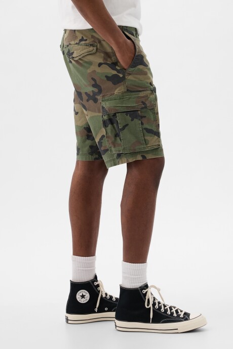 Bermuda Cargo Hombre Camo