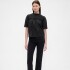 V-SS EYELET SCALLOP TOP BLACK 22