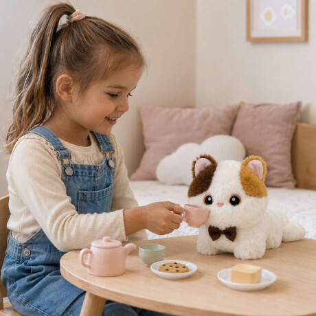 Mini Peluche Gatito Blanco