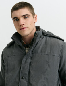 300781 CAMPERA HARRINGTON LABEL Verde