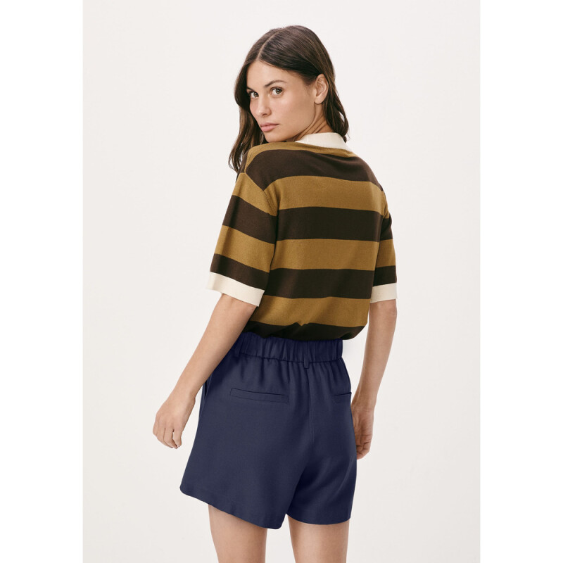 SHORTS FEM AZUL ESCURO