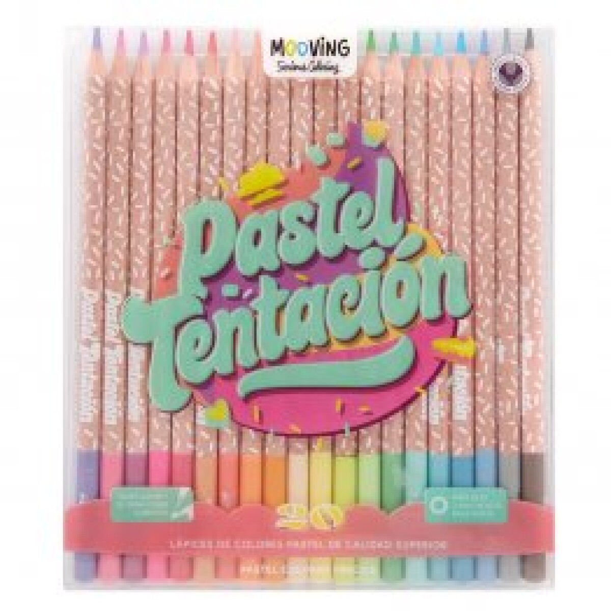 Lapices Mooving Pastel x 20 