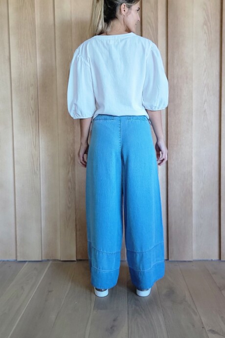 Pantalón Tomillo Denim Celeste
