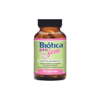 Probióticos Biótica Pro Fem 30 Capsulas Probióticos Biótica Pro Fem 30 Capsulas