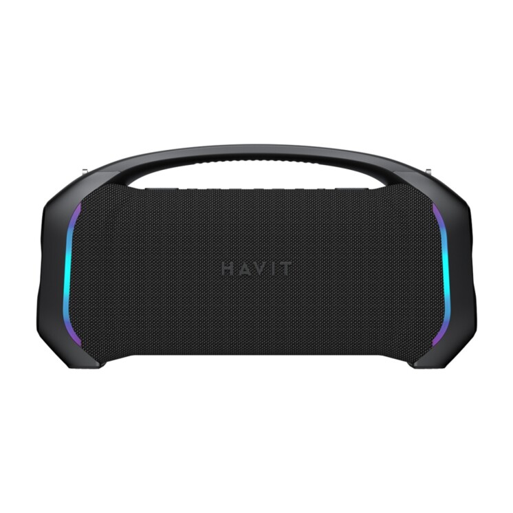 Parlante Bluetooth Havit SK910BT PartyBox Blast 200W con luces RGB e IPX6 Parlante Bluetooth Havit SK910BT PartyBox Blast 200W con luces RGB e IPX6