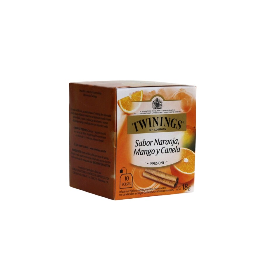 Té De Naranja, Mango Y Canela Twinings 10 Unidades Té De Naranja, Mango Y Canela Twinings 10 Unidades