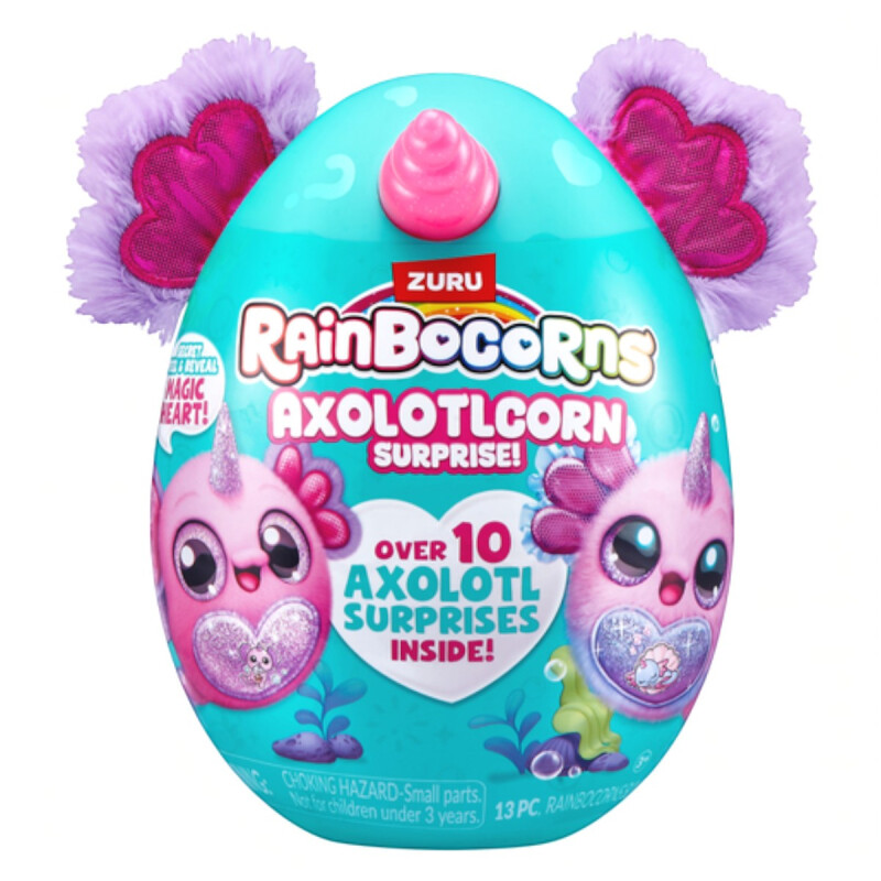 Peluche Rainbocorns Axolete Corazón Brillante con Sorpresas Peluche Rainbocorns Axolete Corazón Brillante con Sorpresas