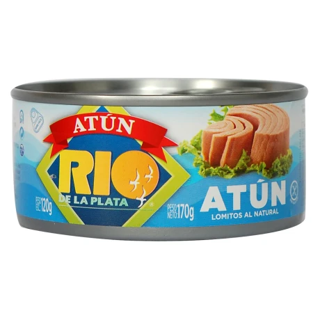 ATUN ENTERO NATURAL RIO DE LA PLATA. 170G ATUN ENTERO NATURAL RIO DE LA PLATA. 170G