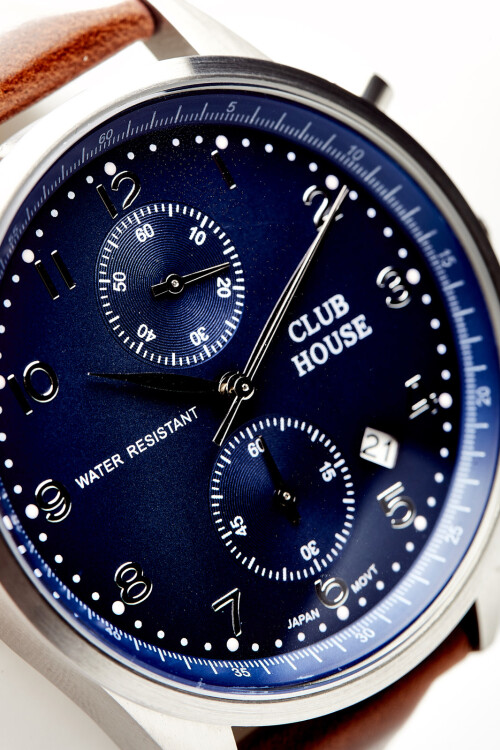 Reloj Pulsera Club House Azul y Marrón