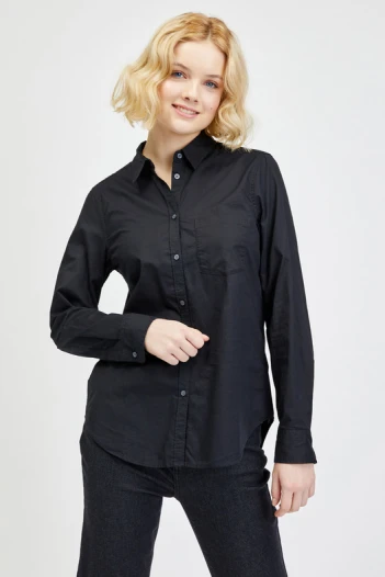 Camisa Clasica Mujer True Black