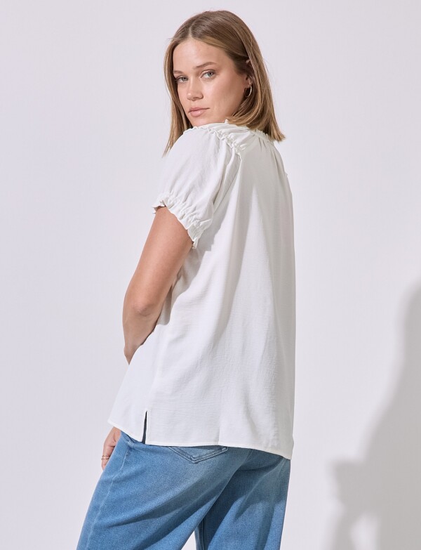 Blusa Frunces CRUDO