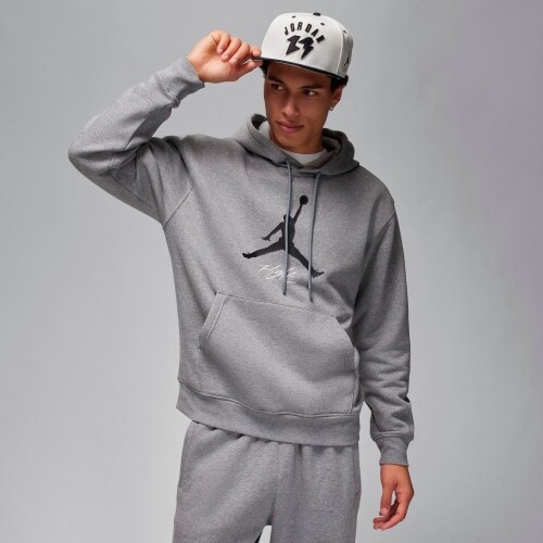 Abrigo Essentials Fleece Baseline Hoodie de Hombre Gris