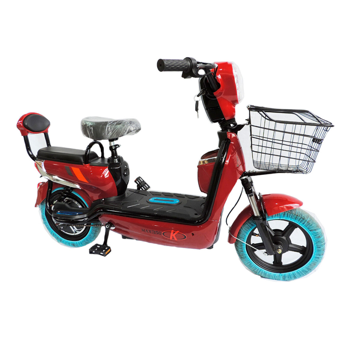Moto Eléctrica K MAX350 Rodado 14 - ROJO 