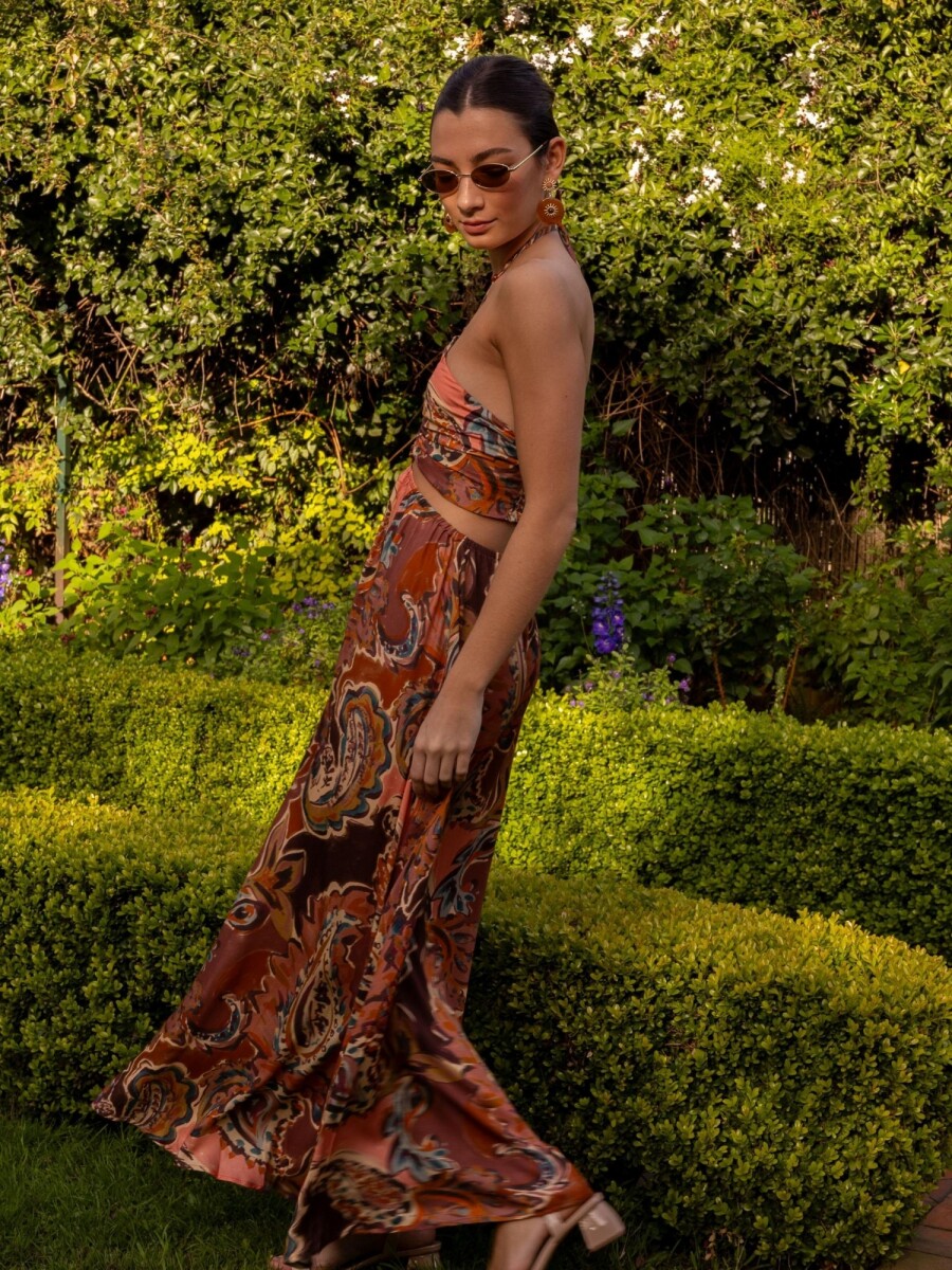 Vestido Gardenia - Bordó 