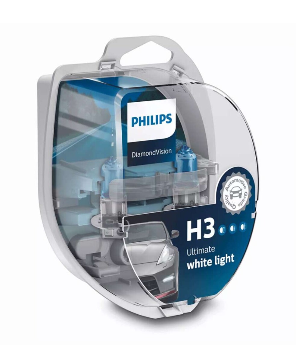 Lampara Halogena Diamond Vision Pack Philips - 12V 55W H3 