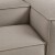 Sillón Nicole Esquinero Doble Derecho Gris