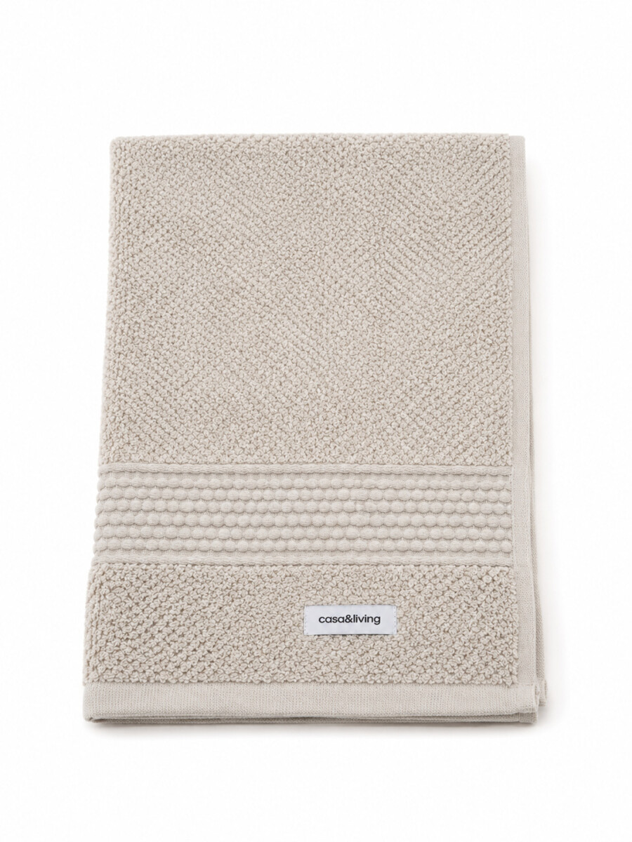 TOALLA DE MANO - BEIGE 