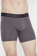 93-400 boxer largo liso Gris oscuro