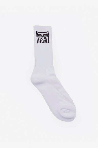 OBEY EYES ICON SOCKS Blanco