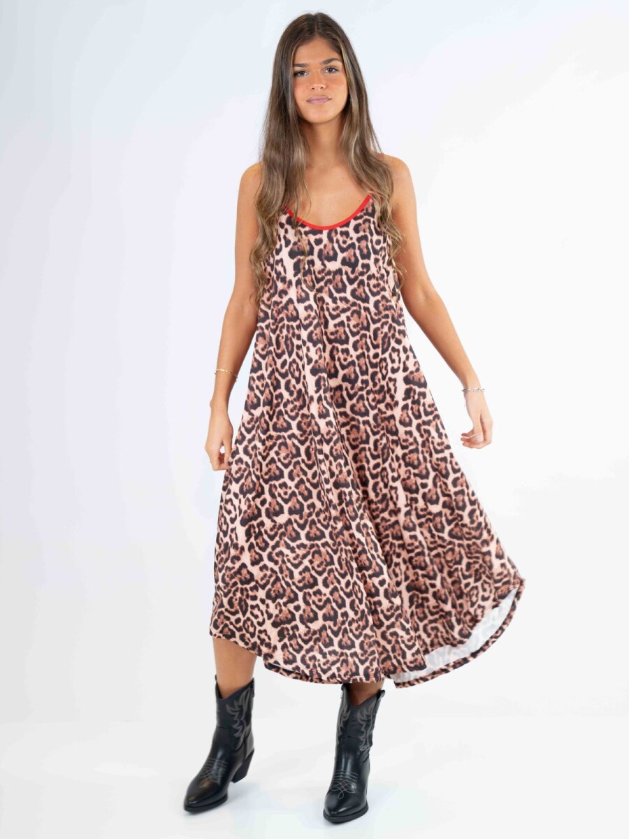 Vestido Leonor - Leopardo 