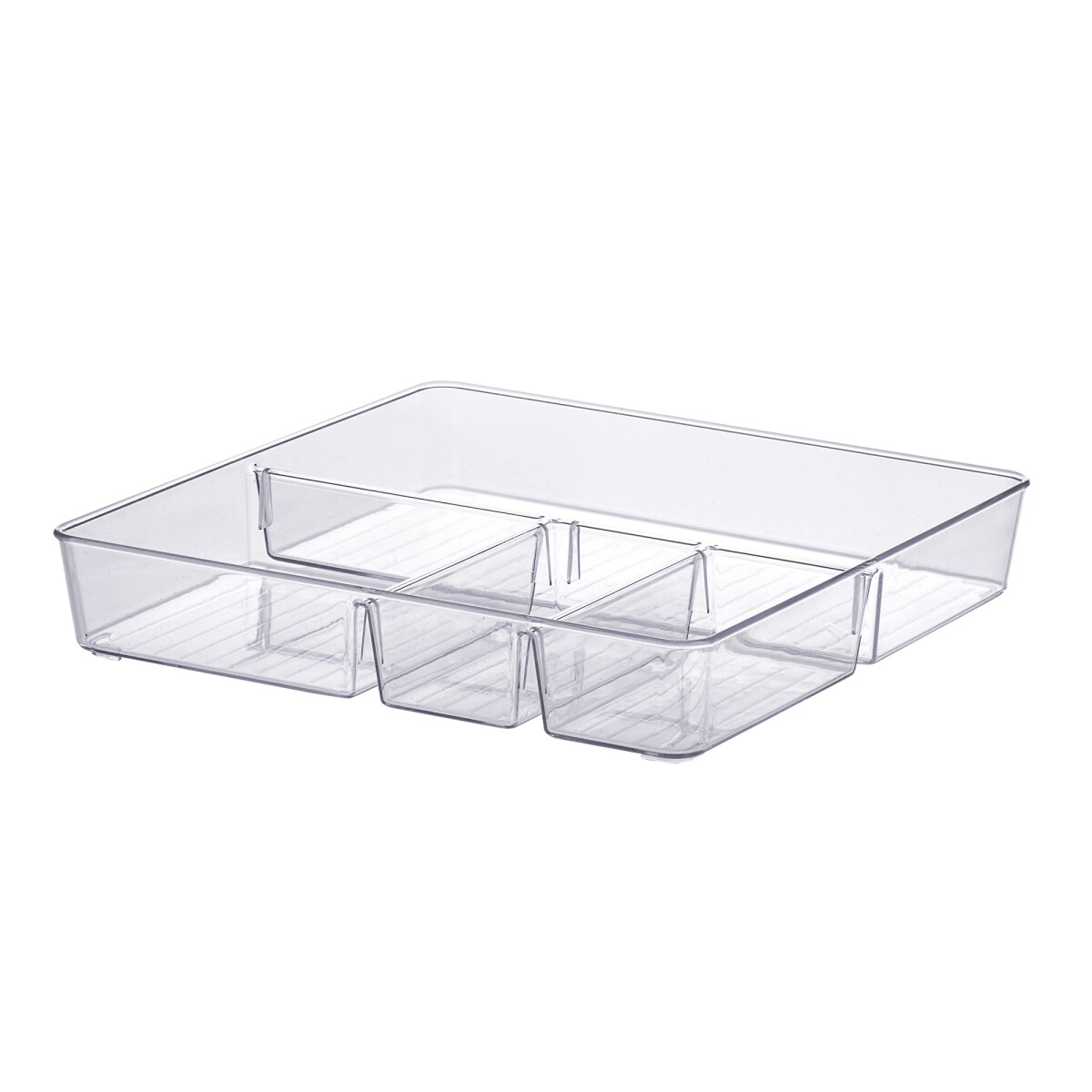 ORGANIZADOR DIAMOND CON DIVISORIAS 31X31X5 CMS CRISTAL 