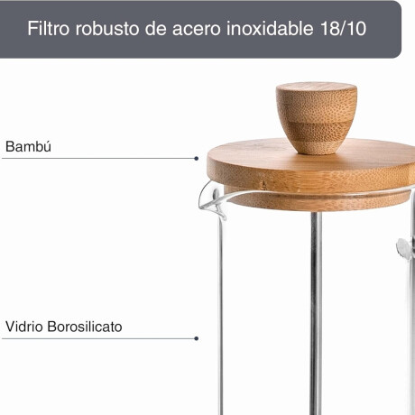 Cafetera Prensa Francesa Manual 3 Tazas 350 ml Lacor Cafetera Prensa Francesa Manual 3 Tazas 350 ml Lacor