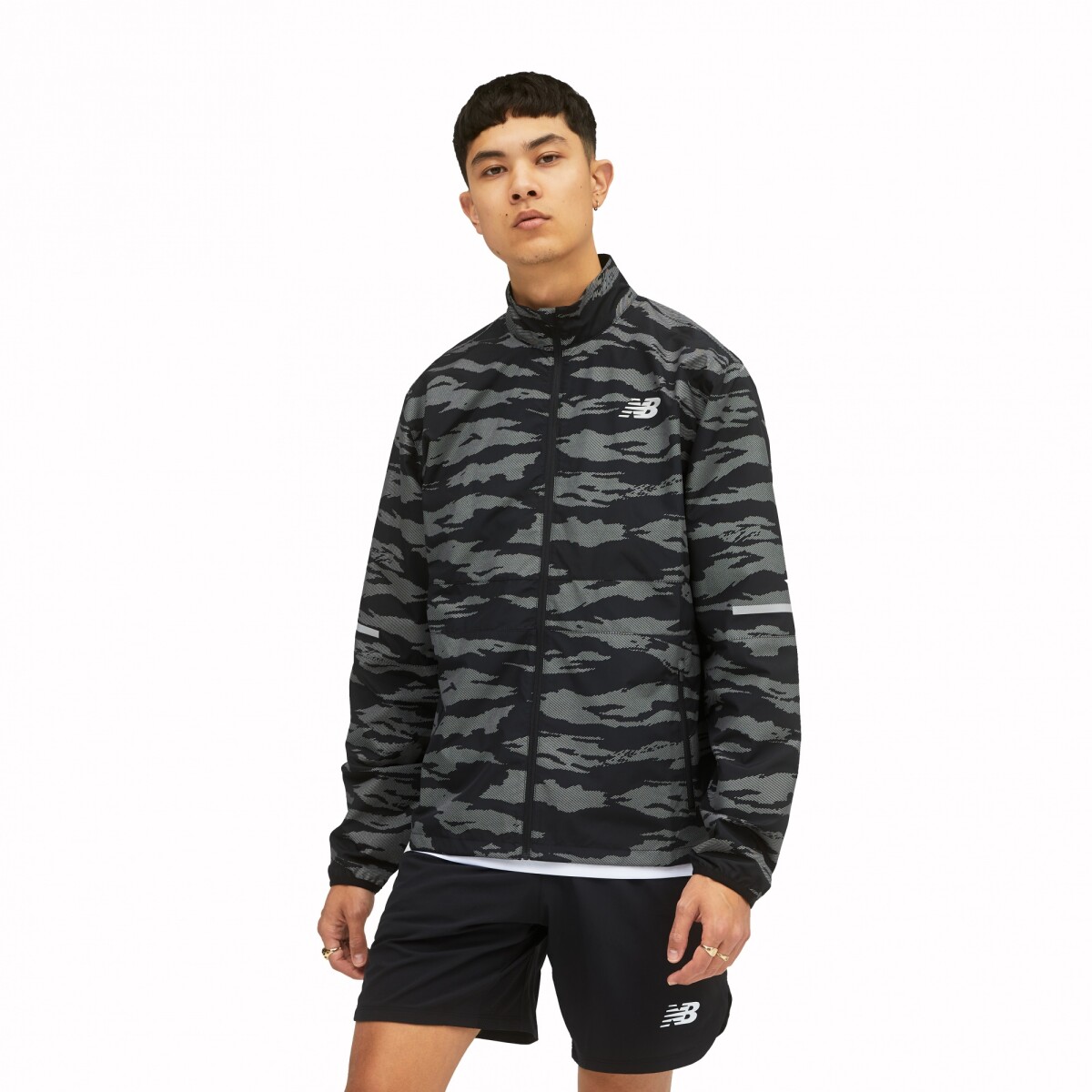 Campera New Balance de Hombre - Reflective - MJ03213BMM - BLACK 