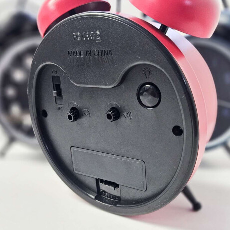 Reloj despertador retro metálico con doble campana 10*17 Verde