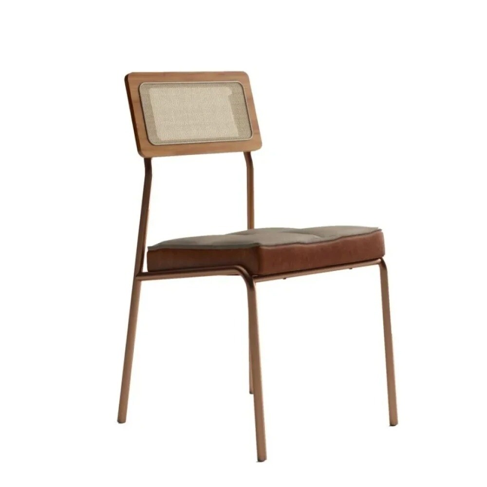 Juego de comedor Mesa Redonda - Lux Atria Marrón