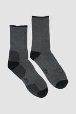 Medias 2 pack una lisa mas una con diseño y felpa interior e Variante 39
