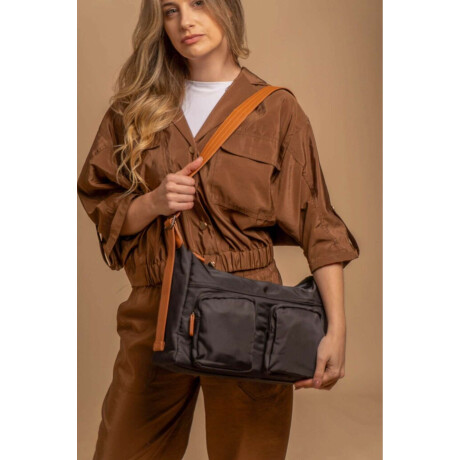 Bandolera Tahina Negro C/Suela