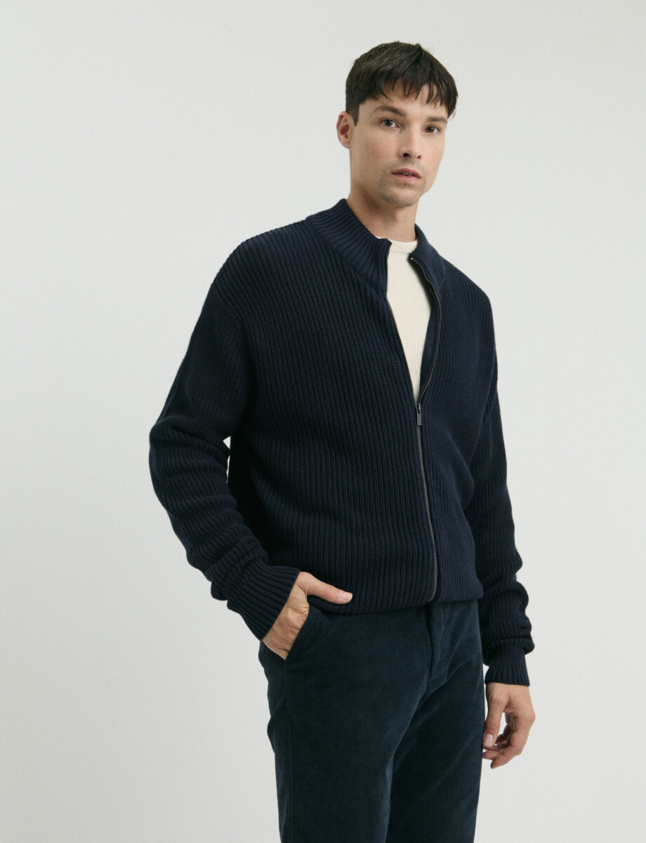 470184 CARDIGAN FERAUD Azul Oscuro