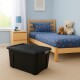 Caja organizadora 70lts con tapa NEGRO