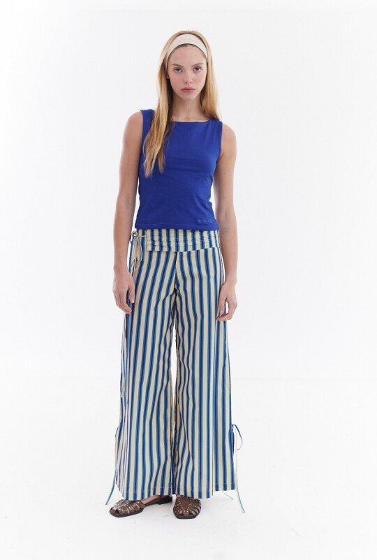 Pantalón Ukla Amarillo Rayado